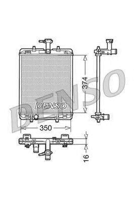 DENSO DRM21602 Радіатор, охолодження двигуна