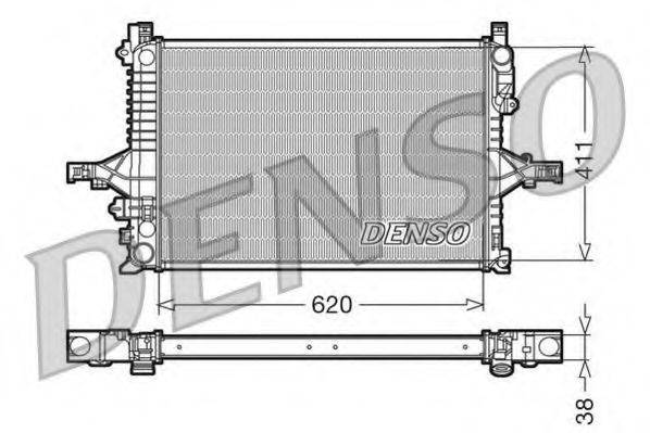 DENSO DRM33065 Радіатор, охолодження двигуна