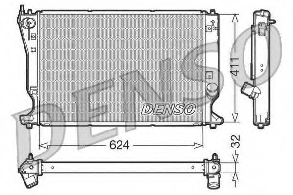 DENSO DRM50032 Радіатор, охолодження двигуна