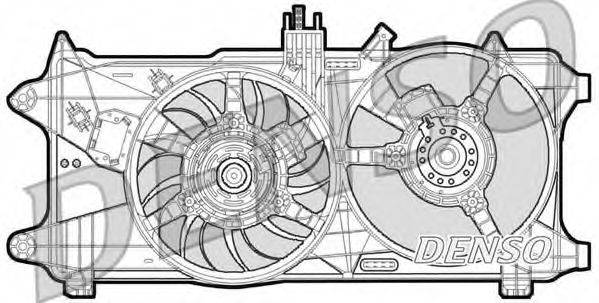 DENSO DER09026 Вентилятор, охолодження двигуна