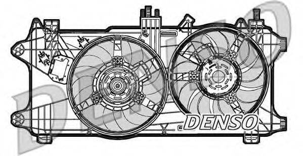 DENSO DER09027 Вентилятор, охолодження двигуна