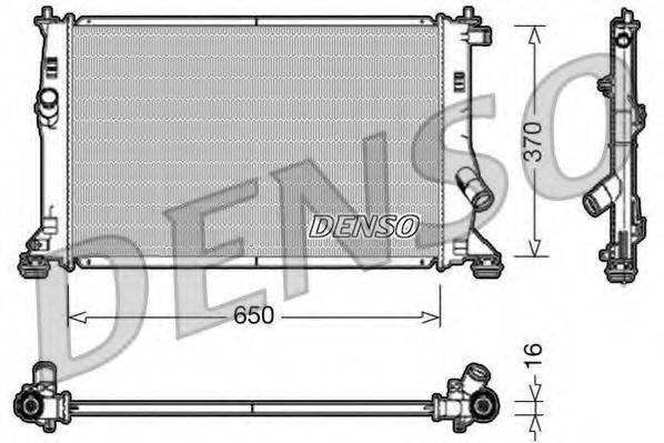 DENSO DRM10076 Радіатор, охолодження двигуна