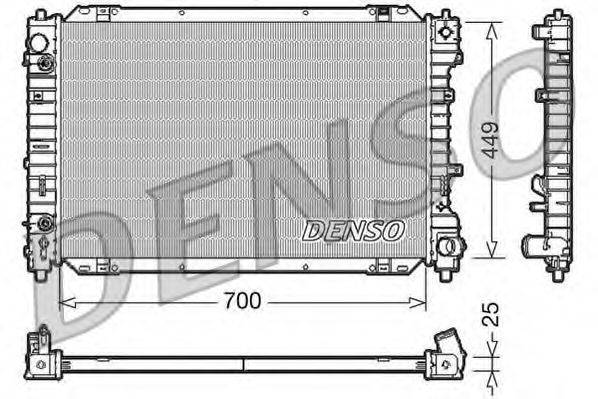 DENSO DRM10087 Радіатор, охолодження двигуна