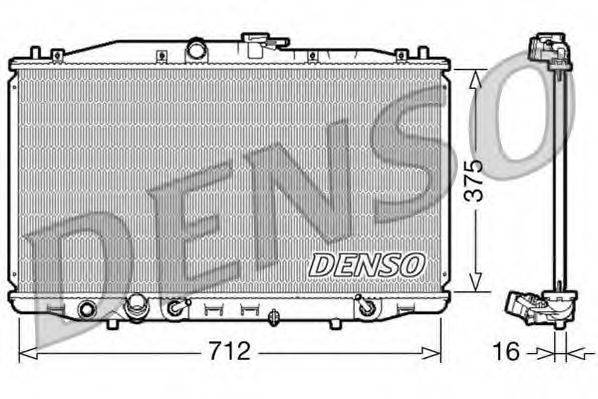 DENSO DRM40022 Радіатор, охолодження двигуна