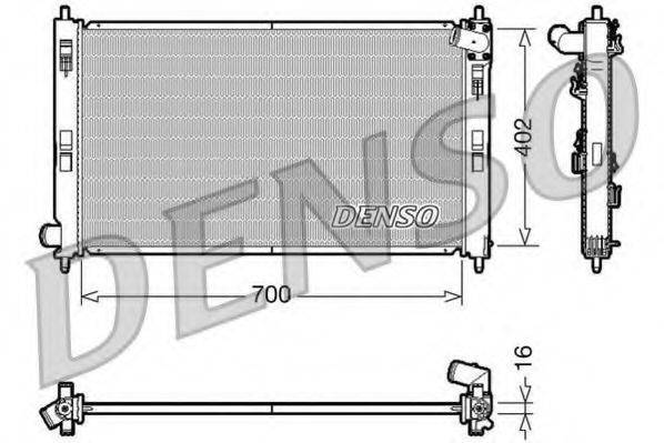 DENSO DRM45023 Радіатор, охолодження двигуна