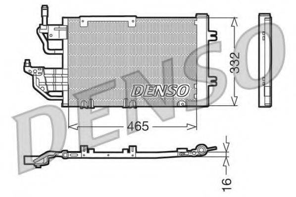 DENSO DCN20013 Конденсатор, кондиціонер