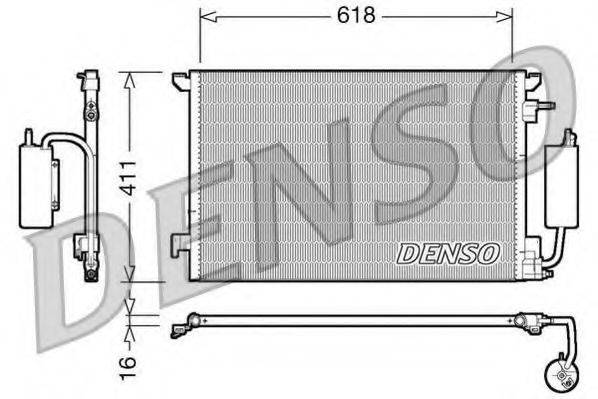 DENSO DCN20035 Конденсатор, кондиціонер