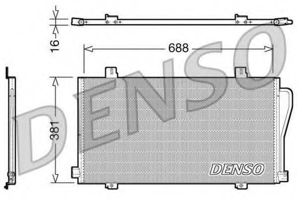 DENSO DCN23017 Конденсатор, кондиціонер