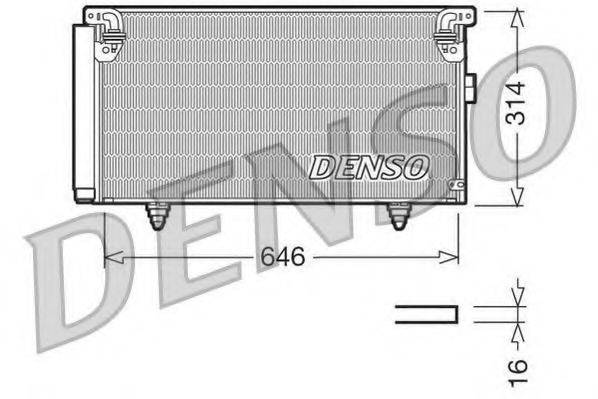 DENSO DCN36001 Конденсатор, кондиціонер