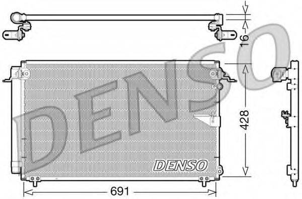 DENSO DCN51008 Конденсатор, кондиціонер