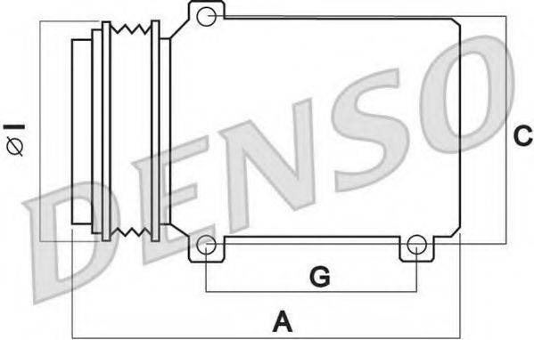 DENSO DCP02050 Компресор, кондиціонер