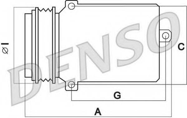 DENSO DCP05016 Компресор, кондиціонер