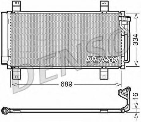 DENSO DCN44008 Конденсатор, кондиціонер