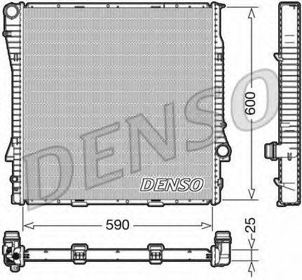 DENSO DRM05113 Радіатор, охолодження двигуна