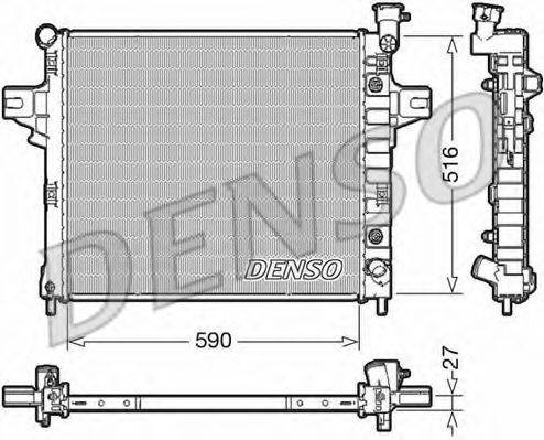 DENSO DRM06031 Радіатор, охолодження двигуна