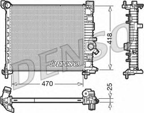 DENSO DRM20114 Радіатор, охолодження двигуна