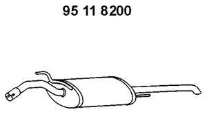 EBERSPACHER 95118200 Глушник вихлопних газів кінцевий