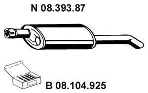 EBERSPACHER 0839387 Глушник вихлопних газів кінцевий