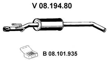 EBERSPACHER 0819480 Передглушувач вихлопних газів