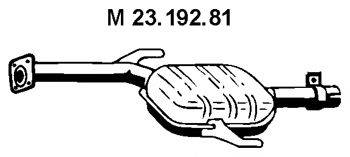 EBERSPACHER 2319281 Середній глушник вихлопних газів