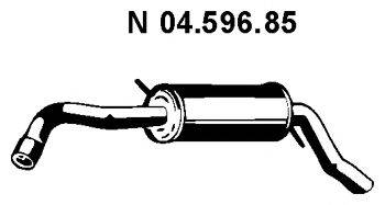 EBERSPACHER 0459685 Глушник вихлопних газів кінцевий