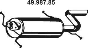 EBERSPACHER 4998785 Глушник вихлопних газів кінцевий