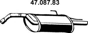 EBERSPACHER 4708783 Глушник вихлопних газів кінцевий