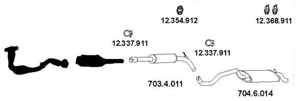 EBERSPACHER AP1139 Система випуску ОГ