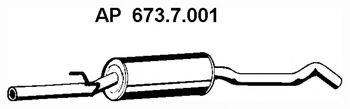 EBERSPACHER 6737001 Середній глушник вихлопних газів