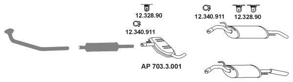 EBERSPACHER AP2417 Система випуску ОГ