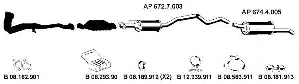 EBERSPACHER AP2215 Система випуску ОГ