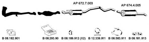 EBERSPACHER AP2230 Система випуску ОГ