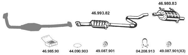 EBERSPACHER 462034 Система випуску ОГ