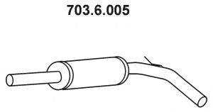 EBERSPACHER 7036005 Середній глушник вихлопних газів