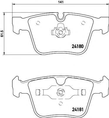 MINTEX MDB2928 Комплект гальмівних колодок, дискове гальмо