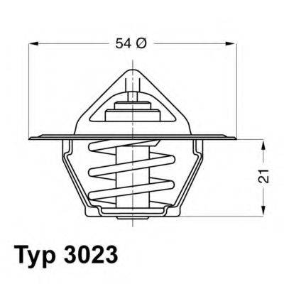 WAHLER 302387D Термостат, охолоджуюча рідина