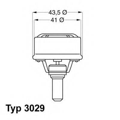 WAHLER 302986 Термостат, охолоджуюча рідина