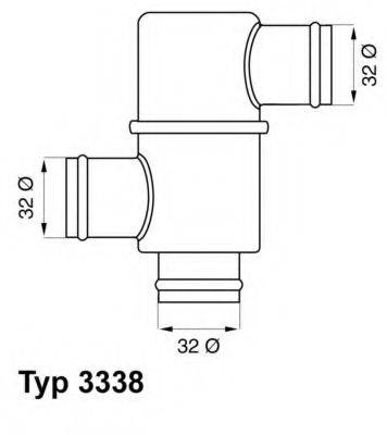 WAHLER 333880 Термостат, охолоджуюча рідина