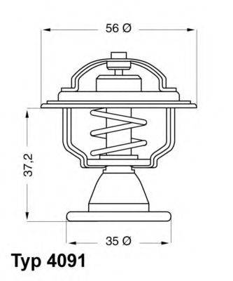 WAHLER 409182D Термостат, охолоджуюча рідина