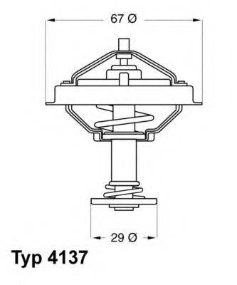 WAHLER 413780D Термостат, охолоджуюча рідина