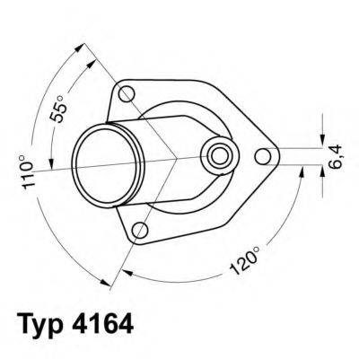 WAHLER 416492D Термостат, охолоджуюча рідина