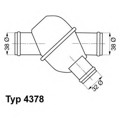 MERCEDES-BENZ 189 203 00 75 Термостат, охолоджуюча рідина