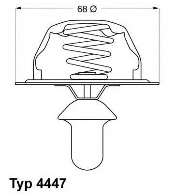 WAHLER 444785D Термостат, охолоджуюча рідина