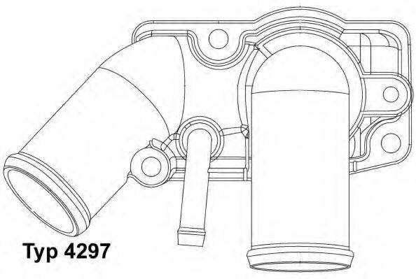 WAHLER 429792D Термостат, охолоджуюча рідина