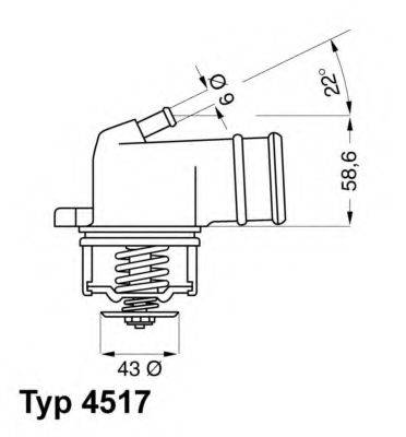 WAHLER 451787D Термостат, охолоджуюча рідина