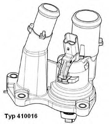 WAHLER 41001698D Термостат, охолоджуюча рідина