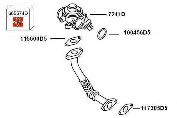 WAHLER 7900410 Рециркуляція ОГ