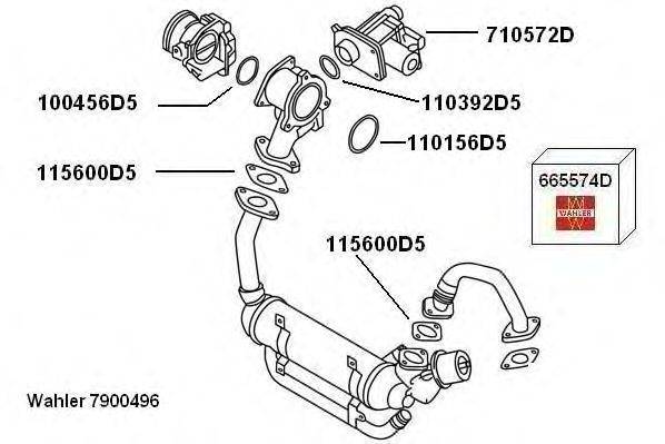 WAHLER 7900496 Рециркуляція ОГ