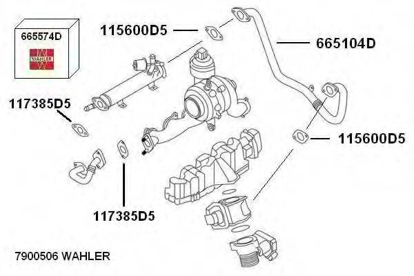 WAHLER 7900506 Рециркуляція ОГ