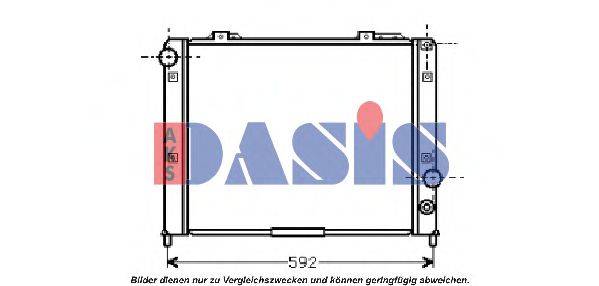 AKS DASIS 011000N Радіатор, охолодження двигуна